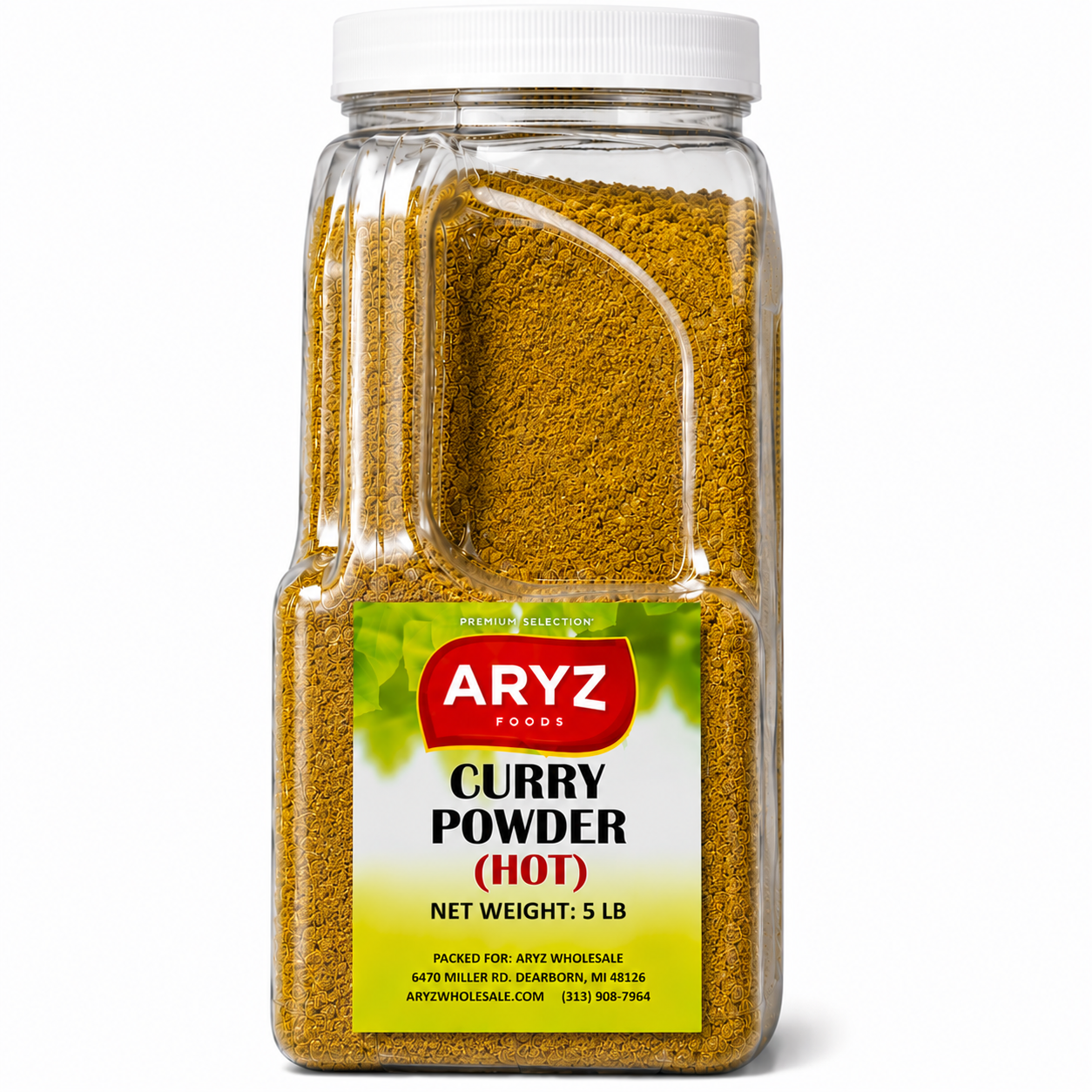 ARYZ SPICES CURRY POWDER HOT 5 LB