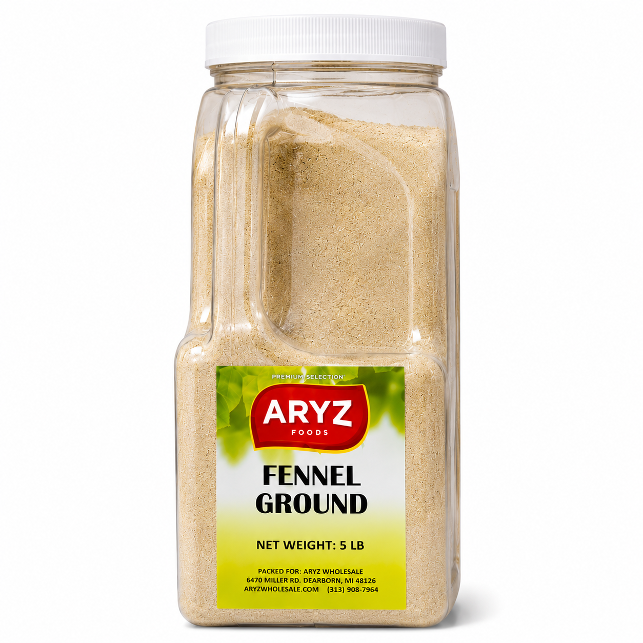 ARYZ SPICES FENNEL GROUND 5 LB